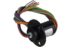 CNBTR 8 Wires Slip Ring 250Rpm AC/DC 240V 2A Power Collector Ring 12.5mm