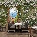 Produktbild Floral Pastoral Style Rose Backdrop Wallpaper Milk Tea Cake Shop Cafe Restaurant Romantic Decor 3D Mural400cmx280cm