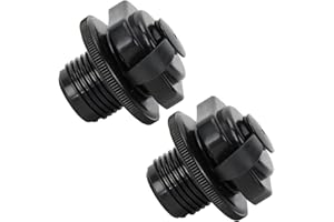 Ezweiji 2 valvole ad aria, gonfiabile, tappo ad aria a spirale, vite di ricambio usa e getta, valvola Boston per materasso da letto, barca, giocattoli, vasca