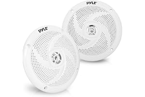 Pyle Marina Högtalare – 5,25" 2-Vägs Vattentåliga och Väderbeständiga Utomhushögtalare med 180 W Effekt, Lågprofilsdesign – 1
