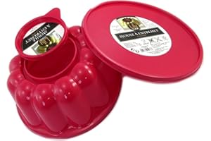 Les Trésors De Lily [P8912 - Moule entremet 'Coloriage' rouge (1.5L) - 21x9 cm