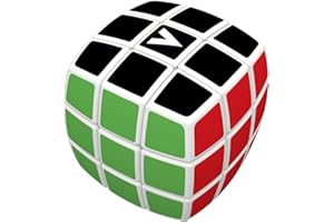 GIGAMIC V-Cube 3 x 3 White Pillow, Professional, Fast, And Smooth, Speed Cube, Puzzle, Fidget Toy