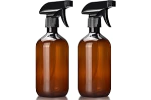 Cisolen 2 piezas botellas de spray 300ml botella pulverizadora de plástico vacía botella nebulizadora para cocina limpieza jardinería plantas flores