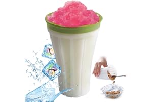 Magic Slushy Maker Squeeze Cup, RosyFate Slushy Becher Selber Machen, Ice Cup Maker,Slushy Becher Zum Drücken, Kühlbecher für Getränke, Portable Freeze Mug, Quick Frozen Smoothies Cup (Grün)