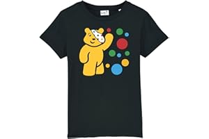 SNAPIT Funny Spotty T-Shirt | Spotty Day Kids School Unisex T-Shirt | Bear Tee Top| Unisex Colourful Gift for Boys are Girls