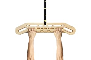 MonkeyTail Tavola sospesa portatile, in legno, tavola da allenamento multifunzionale, miglioramento della forza delle dita, uso interno ed esterno