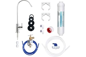 Geekpure Zestaw do filtracji wody pitnej pod zlewem System DIY Usuń chlor