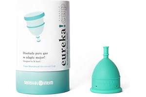 EUREKA! Cup Classic | Copa Menstrual Talla XL | Fabricada con 100% Silicona Médica | La copa menstrual más blanda del mercado | Reutilizable y Fácil de Limpiar (S)