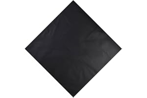 Basic Sense Unisex Men Woman Plain Solid Colour 100% Cotton Bandana Head Neck Wrist Handwrap, Wristband, Scarf, 55 x 55cm (22” x 22”)