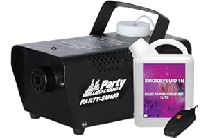 MADISON Machine a Fumee 400 W - Telecommande + Bidon Liquide 1 Litre