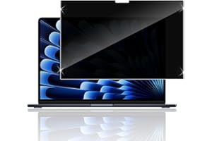 Wonsoso Kompatibel für Macbook Air 15,3" M2 Blickschutzfilter Schutzfolie, 1 Stück Anti-Spähen Weiche Sichtschutzfolie[Nicht-Glas], Anti-Kratzen Blasenfrei Anti-Spy Sichtschutz Filter