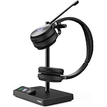 Yealink WH62 Casque DECT sans Fil certifié par Les équipes, Casque