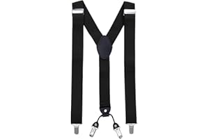 MASADA tirantes calidad fabricados a mano, con cierres resistentes y ajustes continuos con anchura de 3,5 cm para tallas de hasta 195 cm