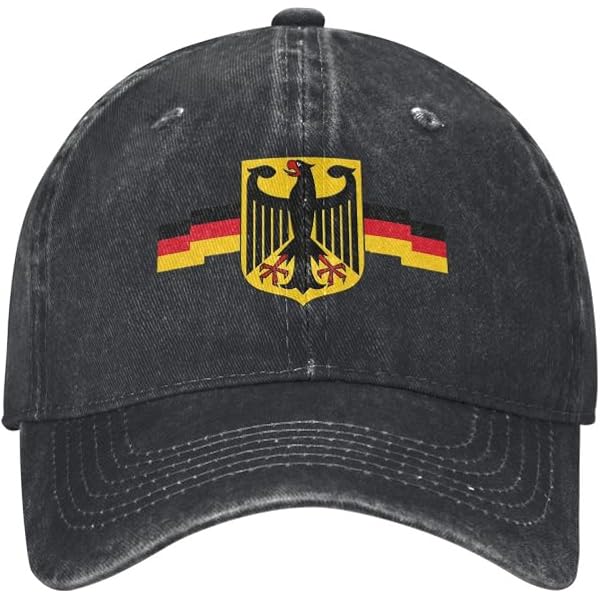 Unisex Baseballkappe Mit Deutschem Adler – Verstellbar, Aus Baumwolle, Für Männer & Frauen