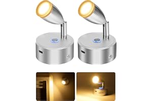 SUPAREE 12 volt LED-lampor, husbil, dimbar, 12 V, LED-lampa med USB, touch-brytare, 3 000 K, dimbar för camper, van, Caravan