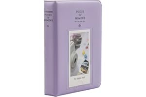 Bailinks 3 Inch 64 Pockets Photo Album, Photo Card Holder, Photocard Binder Holder for Kpop Cards