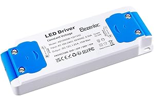 Elezenioc LED Transformator 12V 15W, Ultra dünn LED Trafo 230V auf 12V LED Transformator 1.25A, AC/DC Konstantspannungs Netzteil für LED Lampen Nicht Dimmba für G4 MR16 MR11(Blue-12v-15W)