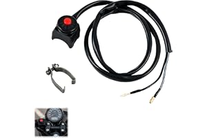 Universal 22 mm 7/8" växlingsknapp för motorcykel kullstyraren Kill Switch-knappen och larm Automatisk start/stopp-knapp för