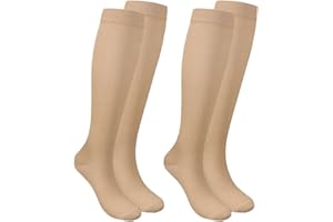Losvcbcx 2/4/6/7 paires de chaussettes de compression pour hommes et femmes de 15 à 20 mm de titane sont les meilleurs articles sportifs et médicaux pour les infirmières de course, de vol et de voyage