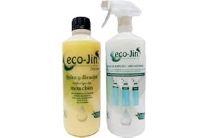 ECO-JIN Detergente Extra Concentrado Aroma Intense Gran Poder DESENGRASANTE+ 1 VAPORIZADOR (Botella MEDIDORA)
