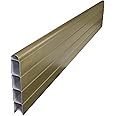 6' (1.8m) Natural Long Composite Fence Board Plastic Eco Fencing Panel Plank Gravel Board