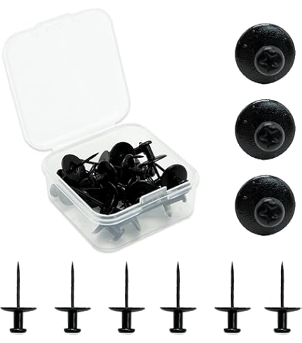 Svaitend 20 Pcs Zinc Alloy Pushpin Hook Hanger Reusable Hanging Hooks (Bronze - View #9