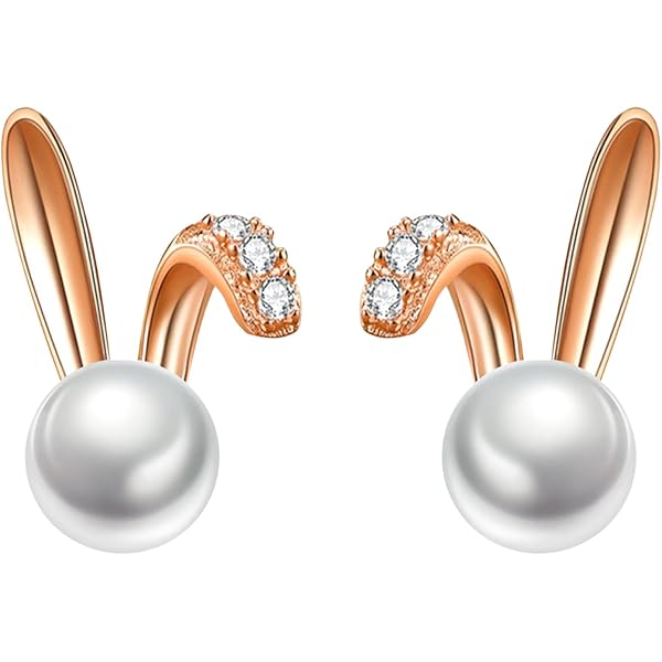 Collana Coniglietto Con Cristalli E Ciondolo Animale, Lunga Catena Argento Per Donne E Ragazze - 2