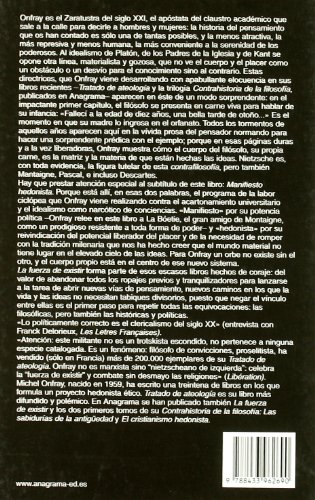 Book's Cover of La fuerza de existir: Manifiesto hedonista