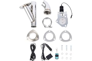 Honhill 2’’/51mm Clapet echappement sans fil à distance système de découpe Soupape Echappement Electric Exhaust