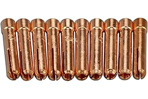 RIVERWELD TIG Pinces de serrage 13N23 (orifice 2,4 mm) pour torche de soudage DB PTA SR WP 9 20 25 TIG 10pk