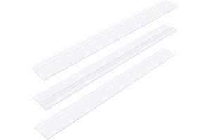 Jubaopen 3 Stück Gap Cover Küche Lückenfüller Dichtungsband Staubschutz Dichtlippe Herdplatte Silikon Ritzenfüller Spill Guard Seals für Herd Ofen Waschmaschine Lücke Hitzebeständig 53 x 1cm (Weiß)