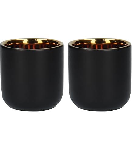 Set De 2 Tasses à Expresso En Verre Borosilicate 170ml Avec Cuillères Sakura - Cadeau élégant Pour Anniversaire, Voyage