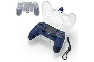 TIILETZOTE Controller Case for PS4 Controller, Protective Case for Playstation 4 DualShock 4 Wireless Controller, PS4 Carrying Travel Case PS4 Controller Storage Bag, PS4 Dust Cover Game Accessories (Weiß)