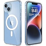 Mixroom - Cover Magnetica per iPhone 13, Compatibile con MagSafe, Ricarica Wireless, Custodia Antiurto Telefono, Retro AntiGr