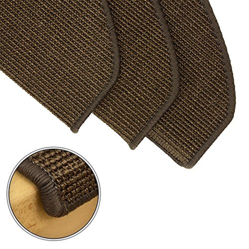 Stufenmatte Treppenschoner Dunkel Braun 28×65 cm - 5
