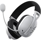 Havit Gamenote Fuxi-H3 Gaming Gaming Gaming Headset with Microphone WHITE with 7.1-4 Modes (BT, 2.4Ghz, Type-C, 3.5mm)