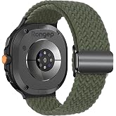 Rongep [&Ouml;rg&uuml; Loop] Samsung Galaxy Watch 9/8 44mm/40mm/Classic 46mm ile Uyumlu Kordon Manyetik Tokalı Samsung Watch 9 44mm Kor