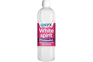 Onyx - White Spirit Désaromatisé - Solvant Diluant Peintures et Vernis - Produit Nettoyant Décapant Peinture - Fabrication Française - 1L