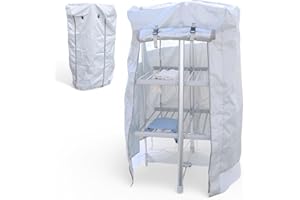 Tarrapu Heated Airer Cover for 3 Tier Clothes Airers: Premium Drying Rack Cover Compatible with DrySoon, Black+Decker, and More – Electric Clothes Dryer Covers to Help Speed Up Drying