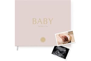 MÅL PAPER Your Edition Baby Journal - Baby Memory Book for Expecting Mums - Luxury First 5-Year Keepsake Album - Planner Pregnancy Gift for Parents with Checklist Photo Section - Gift Boxed (Blush Pink)