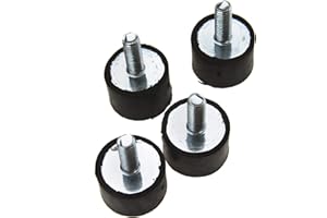 ENET 4pcs Anti Vibration Rubber Bobbin Mounts M8 Male Female Boat Car Damper 20x30MM