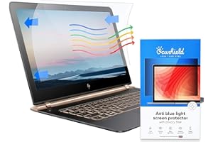 Ocushield 23" (16:9) Anti Blue Light Screen Protector with Privacy Filter for Laptops and Computer Monitors - Anti-Glare - Easy Install - Anti-Fingerprint - Reduce Eye Fatigue (527 x 296 mm)
