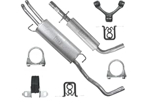 GENERIC Polmo Schaldampferset Auspuff für Seat Toledo 2 II Octavia 1 I VW Bo-ra 1 I Golf 4 IV 1.4 1.6 1.9 SDI