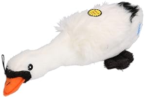 MULTIPET AB Tools Happy Pets |Happy Pet Migrator Swan Plush Toy For Dogs,38cm