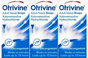 NOVARTIS Otrivine Adult Nasal Drops 10ml x 3 Packs