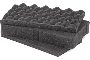 Nanuk Foam Inserts (3 Part) for 909 Case Camera Case, Black (909-FOAM)