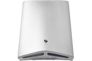 Dryflow Viper Hand Dryer - Double Blade Air Quiet Dryer (Brushed Satin)