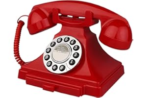 ARTISAM Corded Telephone, Retro Landline Phones for Home, Single Line Old Fashion House Phone with Loud Ringer for Seniors, Classic Antique Phones for Office/Hotel/School