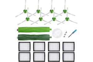 LOVECO Pièces d'rechange pour iRobot Roomba I séries i1 i1+ i3 i3+ i4 i4+ i5 i5+ i6 i6+ i7 i7+ i8 i8+, E séries e5 e6 J séries j5 j6 j7 j8 j9 j5+ j6+ j7+ j8+ j9+(Pas pour Le Combo J7+/J9+)