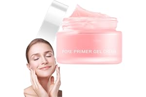 ALELYER Visage Pore Primer,Base de Maquillage Mate,Pore Shrink Cream Gel Cream Invisible Face Primer,Gel crème Primer Pores,Base Under Foundation pour le maquillage Oil Control Raffermissant, Hydratant